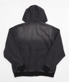 WEGO 【ユニセックス着用ITEM】フードデニムブルゾン