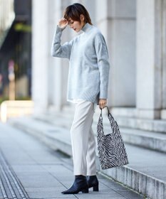 ICB 【新色追加・WEB限定カラーあり】 ソフトカシミヤミックス ハイネックニット