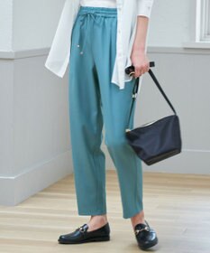 ANY 【ウエストゴム】イージーケアライトストレッチテーパードパンツ