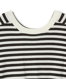 BEIGE， JULIE / コットンシルク 2WAY半袖ニット