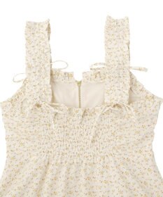 earth music&ecology フラワーペプラムビスチェ