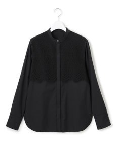 ICB L 【洗える】 レースコンビブラウス