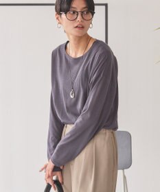 AMERICAN HOLIC バック切替シアー長袖トップス