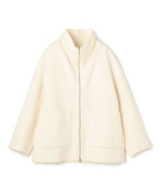 BEIGE， ZION / ウールスタンドカラーショートコート