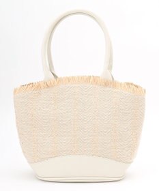 UNBILLION cachecache ポリプロピレンフリンジトートバッグ