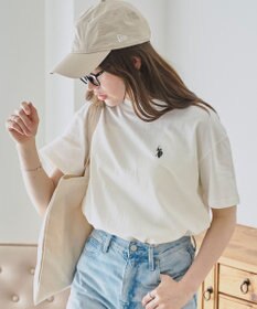 WEGO 【洗える/綿100%】USPOLOワンポイントTシャツ