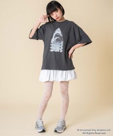 WEGO 【新柄追加/JAWS/ユニセックス着用ITEM/SMLサイズ展開】JAWSグラフィックT（S）