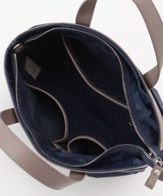 Y'SACCS はっ水ドットジャカード リサイクルレザーコンビ 2wayトートバッグ