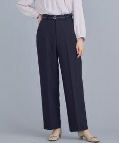 組曲 S 【WEB限定】ベーシックダブルクロス ワイドストレートパンツ