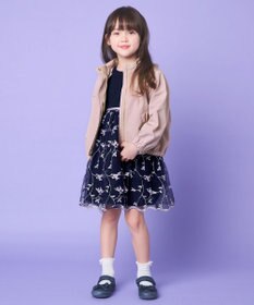 ANY KIDS 刺繍チュールガーリー ワンピース