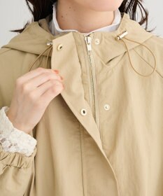 Green Parks 撥水加工ミディ丈マウンテンパーカー