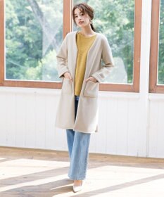 Tiaclasse 【2WAY】さらっと羽織れるFOXファーコート