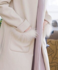 Tiaclasse 【2WAY】さらっと羽織れるFOXファーコート