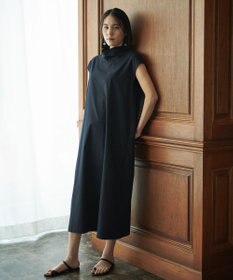 #Newans 【洗える】AMELIA / ハイネックナローシルエットワンピース