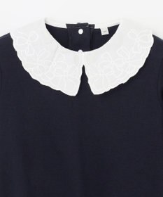 ANY KIDS 襟 刺繍 カットソー