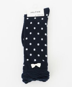 ANY KIDS ハイソックス（ドットリボン）