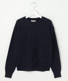 自由区 S ブークレミックスツイード ニット