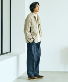UNFILO MENS 【新色追加】FINE MOVE デニム イージーギャザーパンツ [24年商品]
