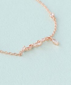 Phoebe シャイニーティアリーフブレスレット ローズゴールド