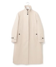 23区 コットンポリエステルギャバジン ステンカラーコート