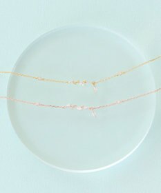 Phoebe シャイニーティアリーフブレスレット ローズゴールド