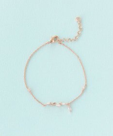 Phoebe シャイニーティアリーフブレスレット ローズゴールド