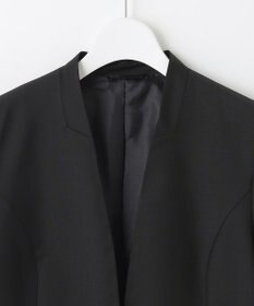 J.PRESS LADIES BAHARIYE SOLID ノーカラー ジャケット