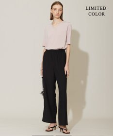 ICB 【WEB限定カラーあり・接触冷感・UVケア・洗える】 シンセティックハイゲージ 半袖ニット