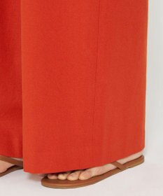 uncrave 【手洗い可】コットンリネンツイル パンツ（uncrave WHITE）