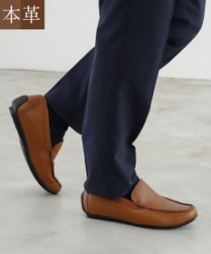 Pointer 本革ドライビングシューズ メンズ