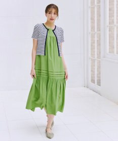 Tiaclasse L 【新色追加・洗える・UVケア・接触冷感】サマーニット半袖カーディガン