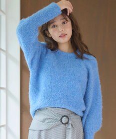 Feroux 【洗える】ブークレー ラグランニット