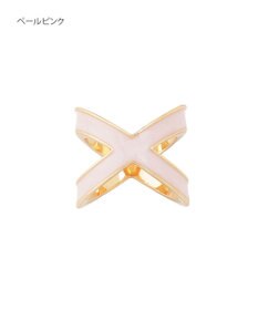 MOONBAT Luna Luce(ルナルーチェ)スカーフリング パール調 Cross Ring お手持ちのスカーフを通すだけ ギフト