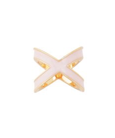 MOONBAT Luna Luce(ルナルーチェ)スカーフリング パール調 Cross Ring お手持ちのスカーフを通すだけ ギフト