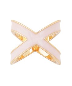 MOONBAT Luna Luce(ルナルーチェ)スカーフリング パール調 Cross Ring お手持ちのスカーフを通すだけ ギフト