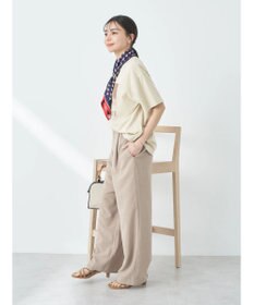 earth music&ecology タックワイドパンツ