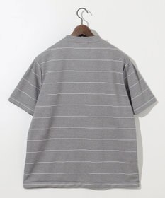 JOSEPH ABBOUD 【和紙ニット/日本素材・縫製/ 軽量/通気性/速乾性】和紙フライスボーダー Tシャツ