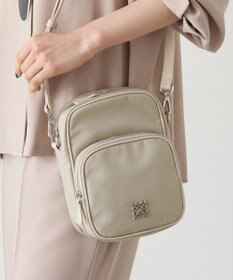 russet コーデュラナイロンスクエアショルダーバッグ(CE-1751)