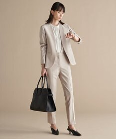 ICB 【セットアップ対応】ウールストレッチ テーパードパンツ