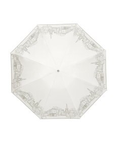 MOONBAT 【遮光100%/収納バッグ付き】SOLFEGE MODE  晴雨兼用 折りたたみ日傘 街並プリント