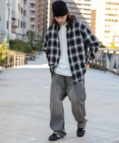 WEGO オンブレチェックシャツ