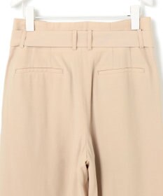 ICB 【接触冷感・UVカット・洗える】 T/Rドライリネン ワイドストレートパンツ