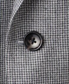GOTAIRIKU 【CANONICO/カノニコ】サキソニーウールコットンブレンド ジャケット_グレー千鳥柄