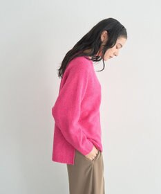 YECCA VECCA Vネックルーズニット