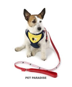 PET PARADISE 犬 ハーネス リード リサとガスパール 黄色バンダナ ハーネス＆リード 【Ｓ】