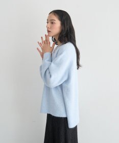 YECCA VECCA Vネックルーズニット