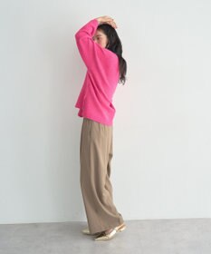 YECCA VECCA Vネックルーズニット