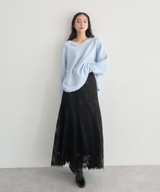 YECCA VECCA Vネックルーズニット