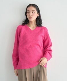 YECCA VECCA Vネックルーズニット