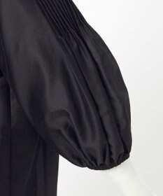 23区 L 【R(アール)】スモッキングタックオーガンザ ピンタック ブラウス